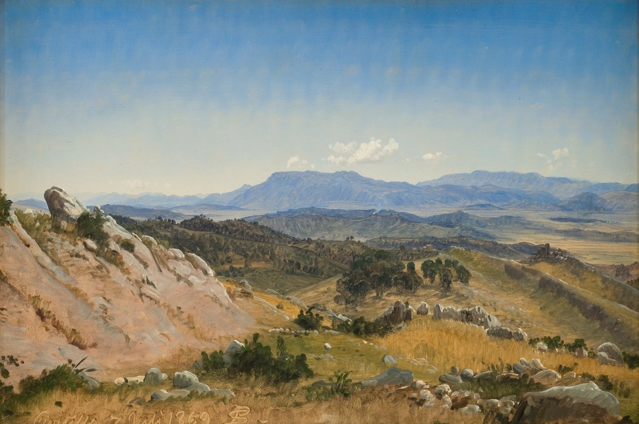Collines rocheuses près de Civitella - P.C. Skovgaard