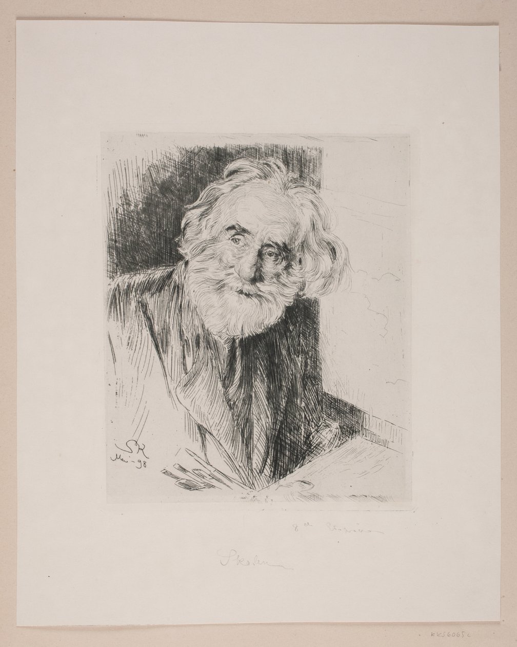Portrait de Vilhelm Kyhn - Peder Severin Krøyer