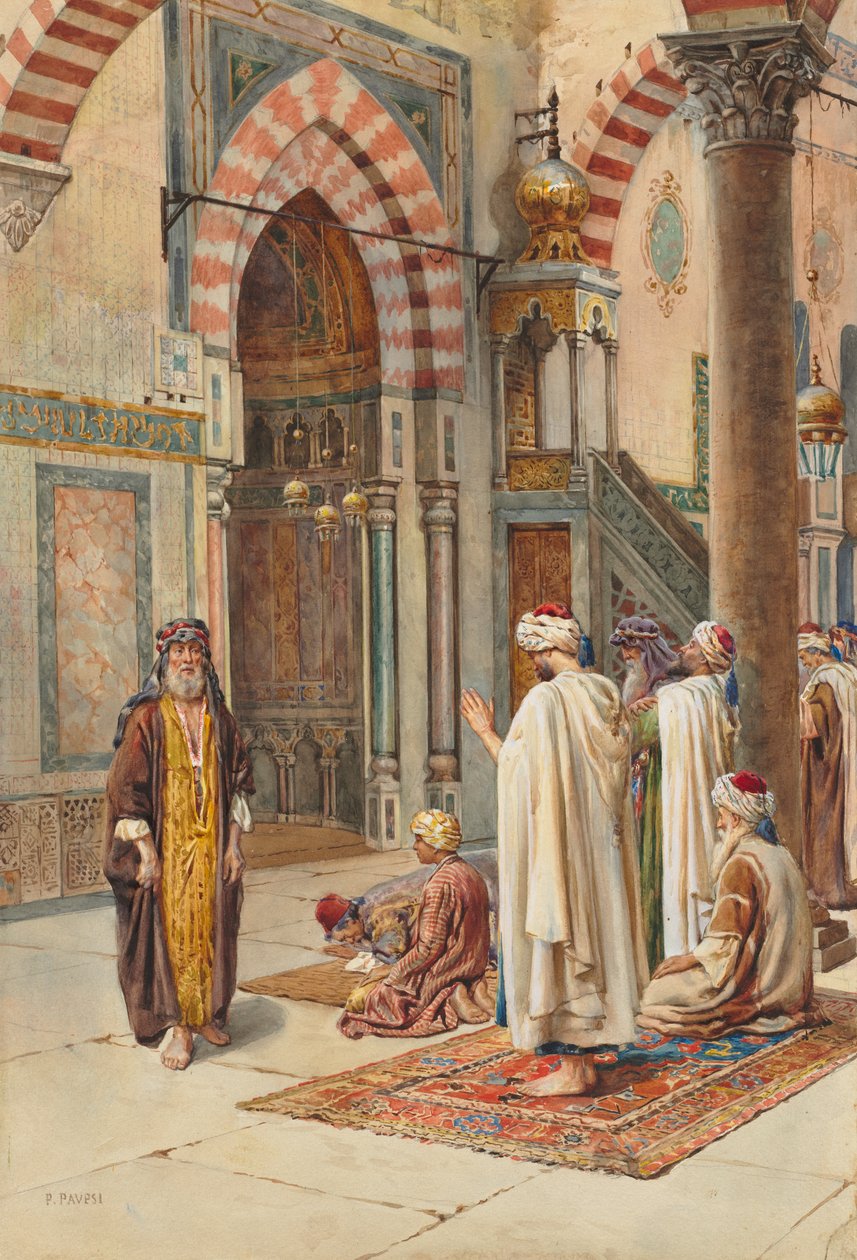 Musulmans en prière - P. Pavesi