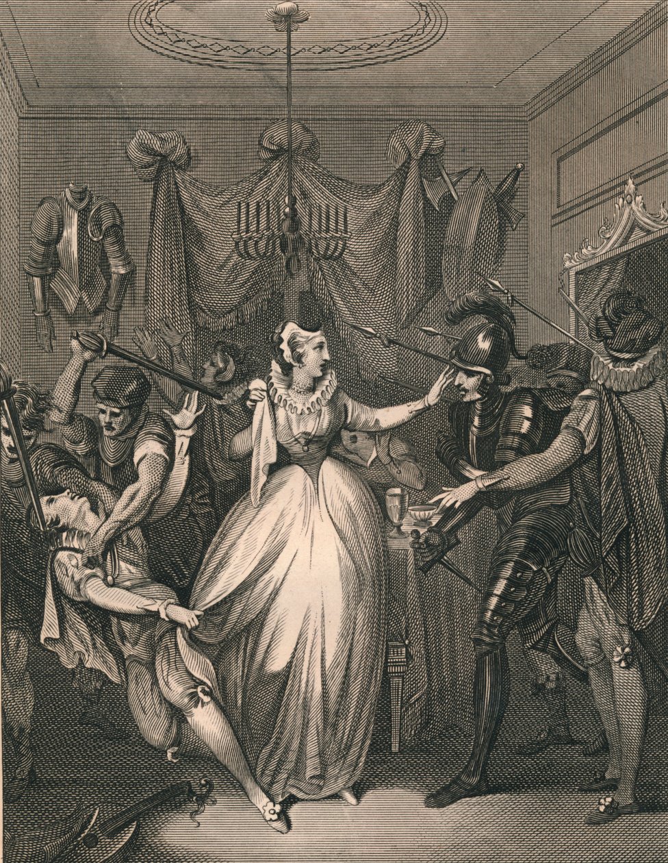 La mort de Rizzio, 1566 - P Rothwell