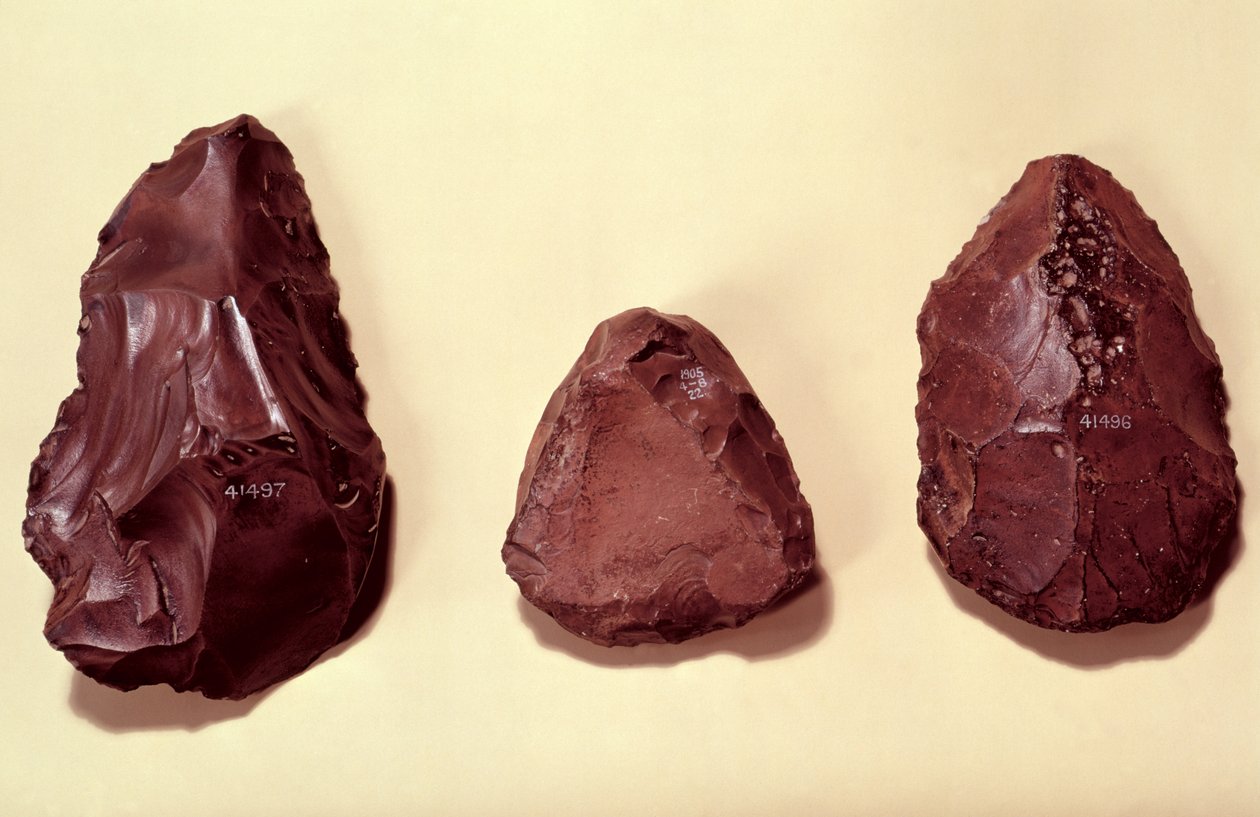 Têtes de hache en silex - Paleolithic