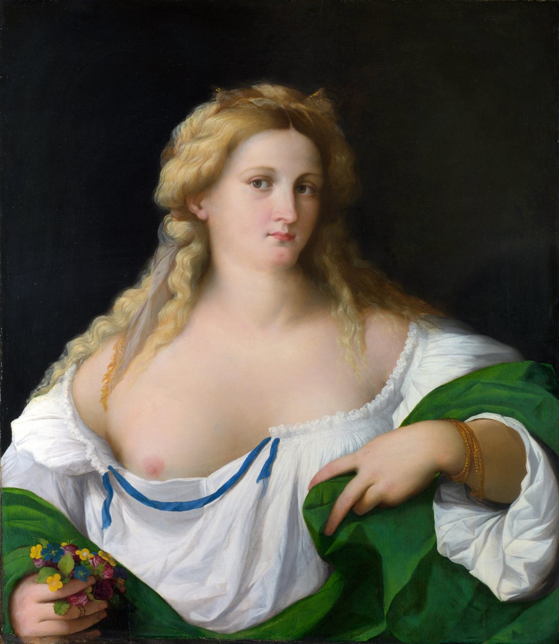 Une femme blonde - Palma il Vecchio