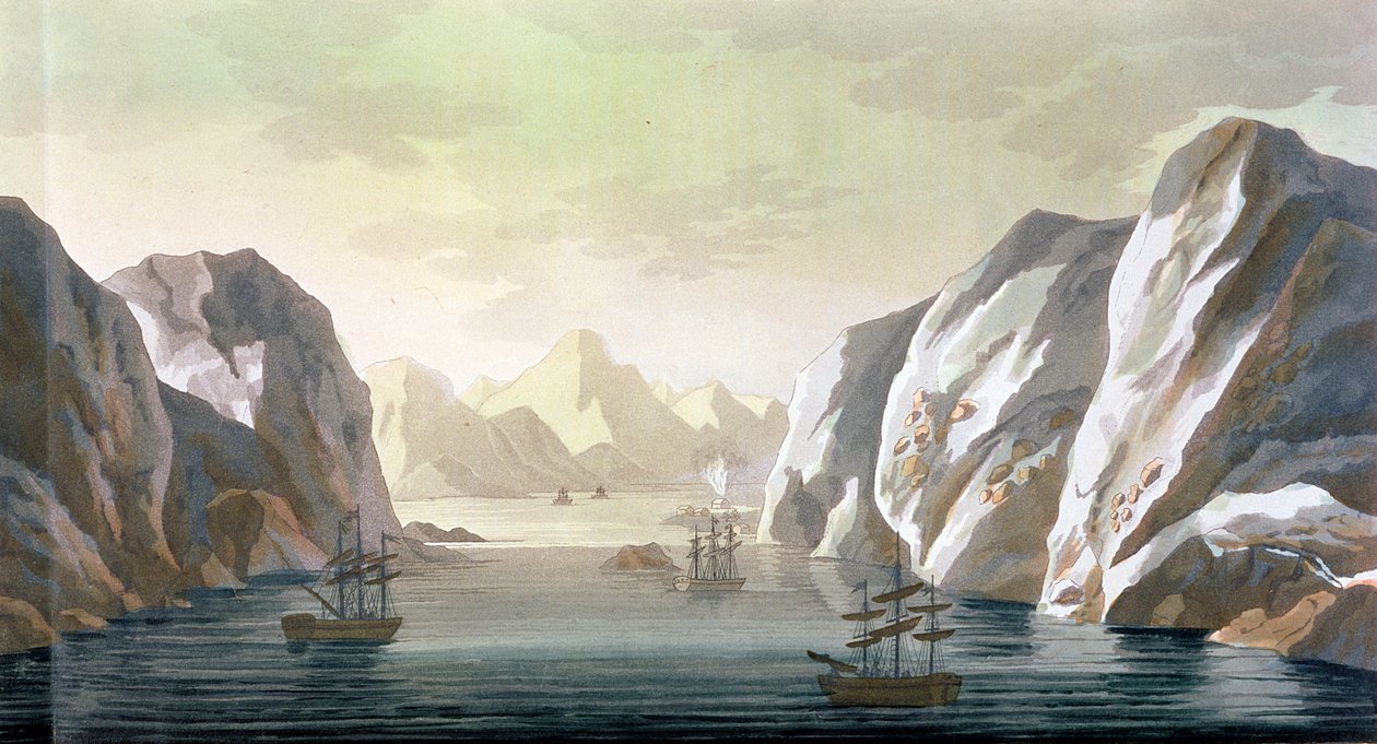 À la recherche du passage du Nord-Ouest - le voyage britannique à Spitzbergen, 1818, de 