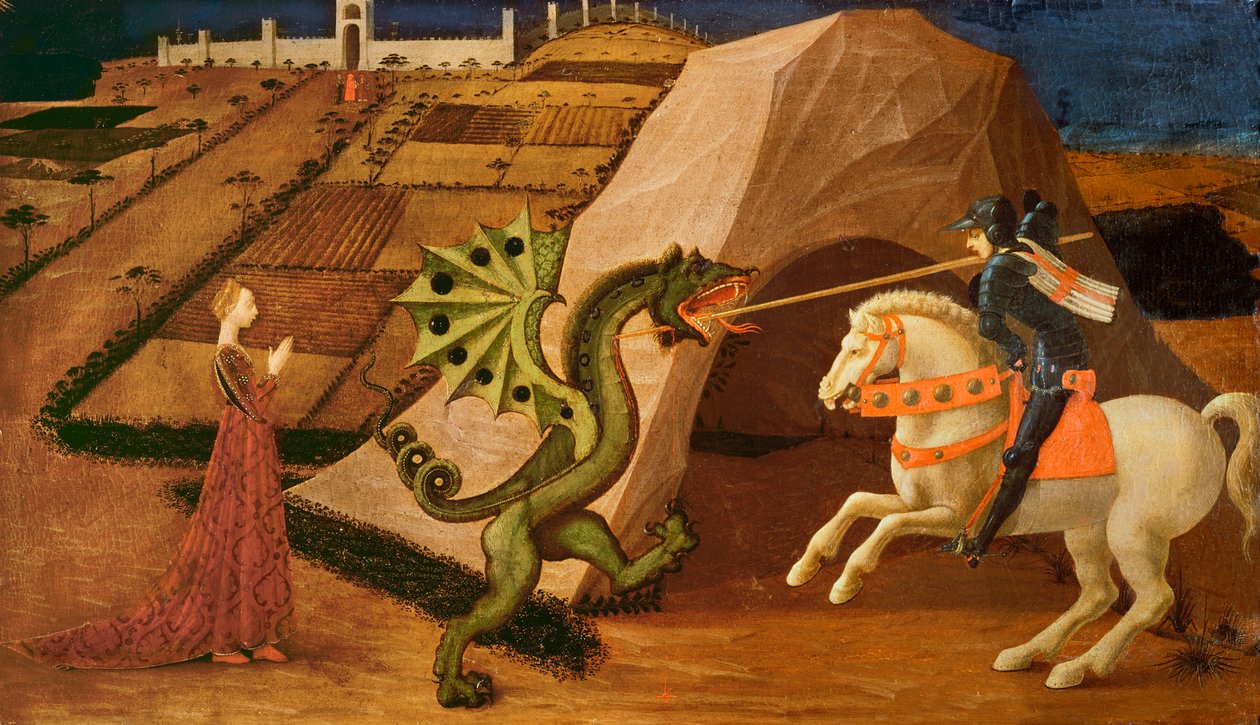 Saint Georges et le Dragon, c.1439-40 - Paolo Uccello