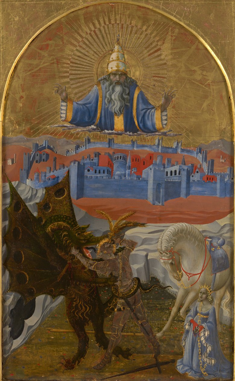 Saint Georges terrassant le dragon - Paolo Uccello