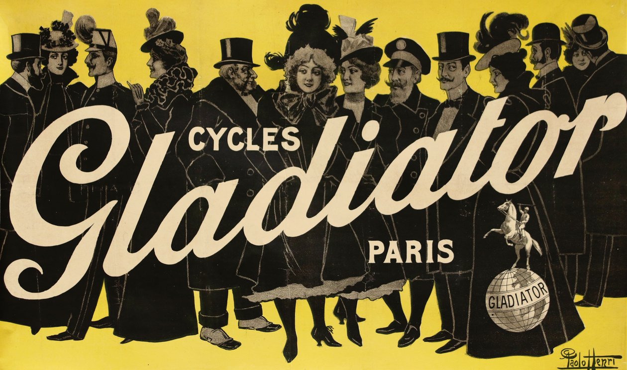 Cycles Gladiator, c. 1900 - Paolo Henri