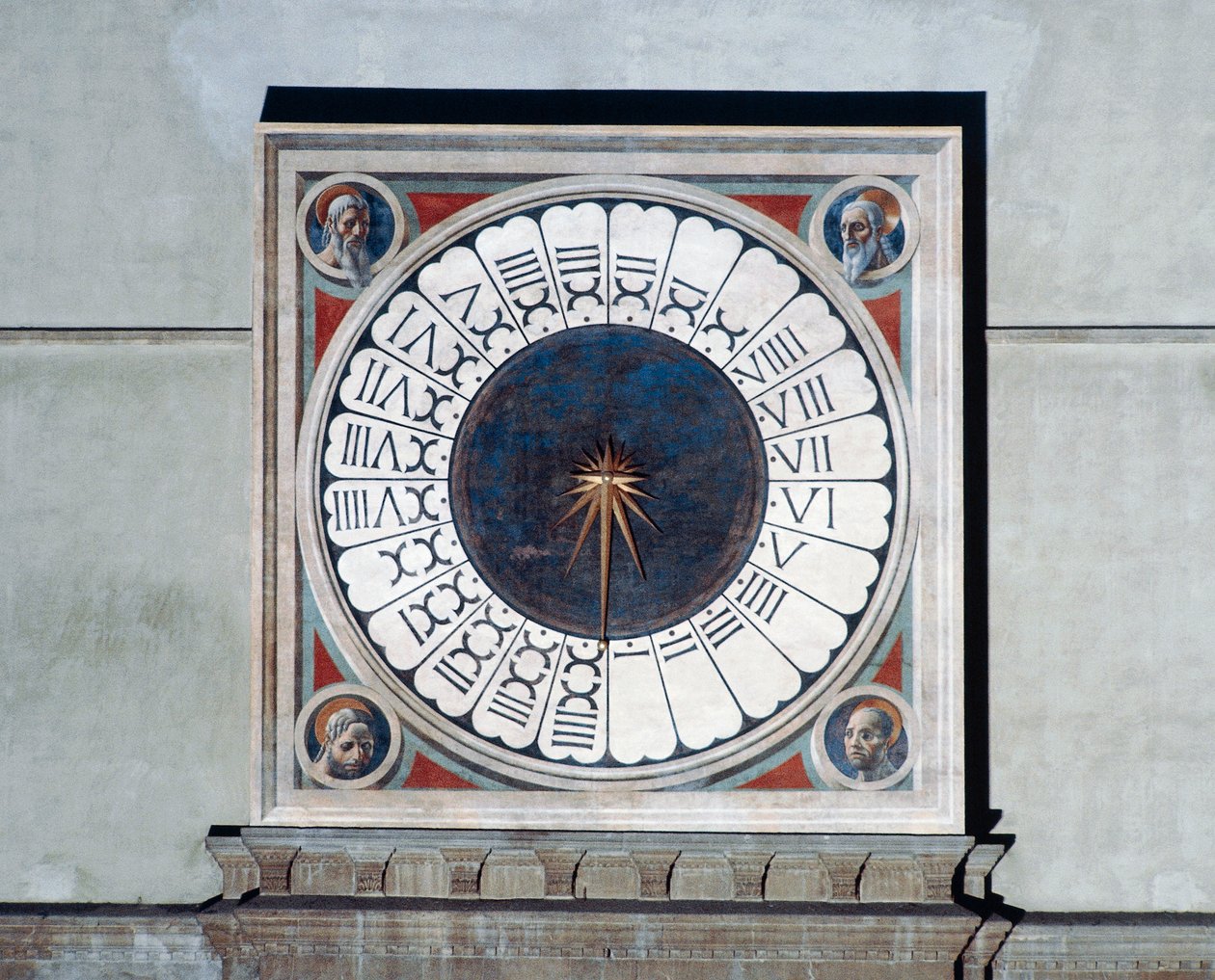 Cadran avec têtes de prophètes - Paolo Uccello