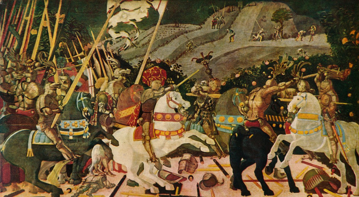 La Bataille de San Romano, vers 1438, 1909 - Paolo Uccello