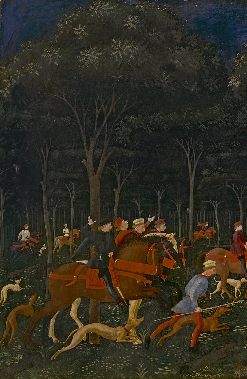 La chasse dans la forêt, vers 1465-70 - Paolo Uccello