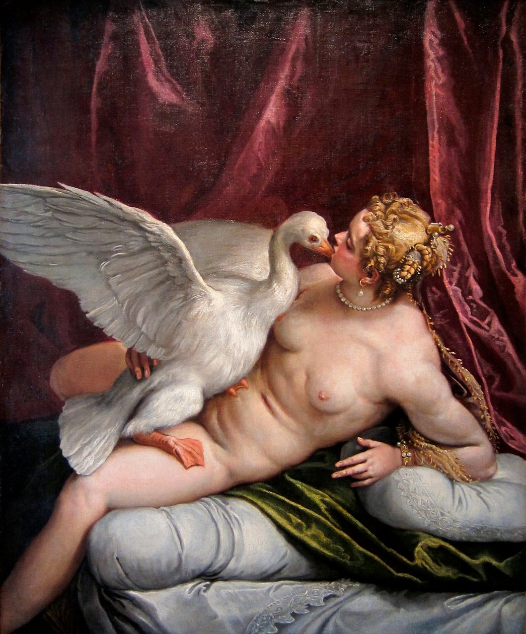 Léda et le cygne, 1585 - Paolo Veronese