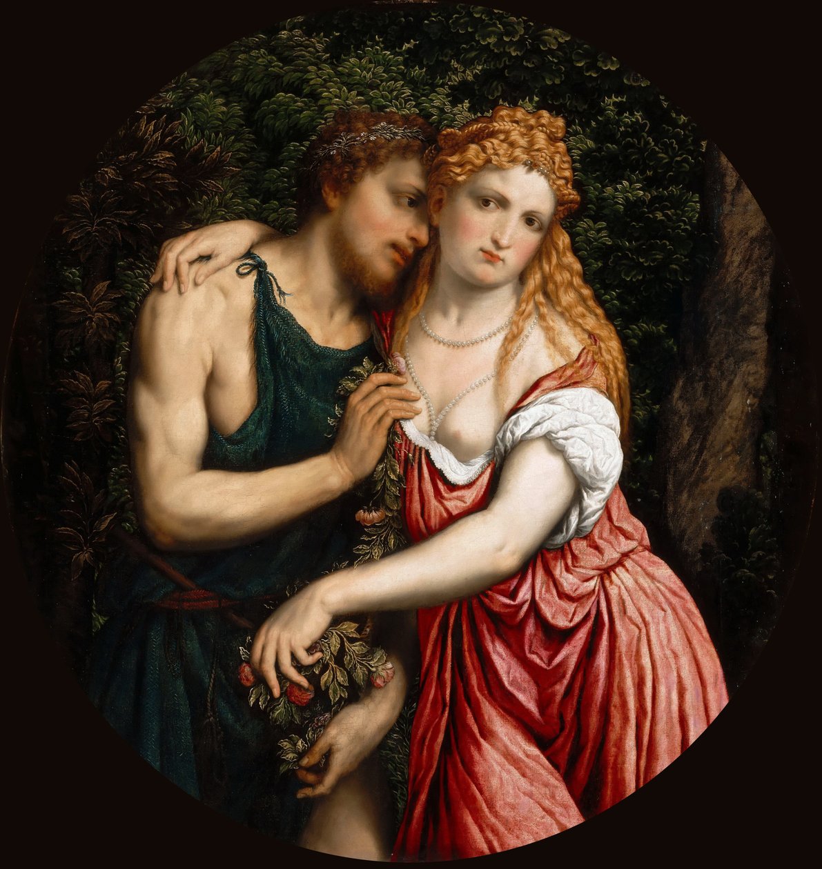 Couple mythologique, vers 1540 - Paris Bordone