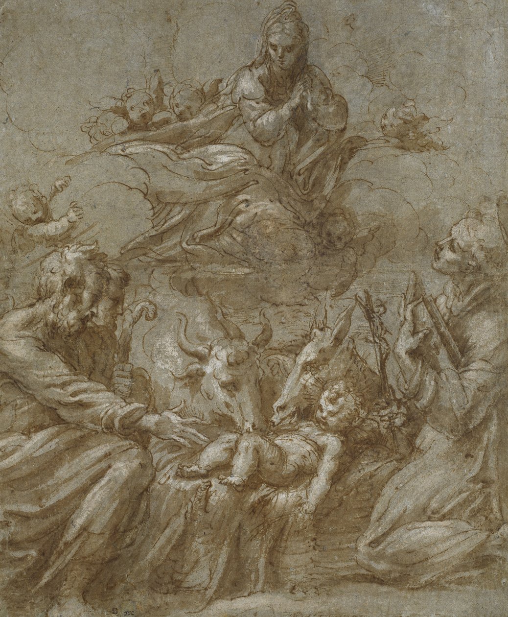 La Nativité du Christ - Parmigianino