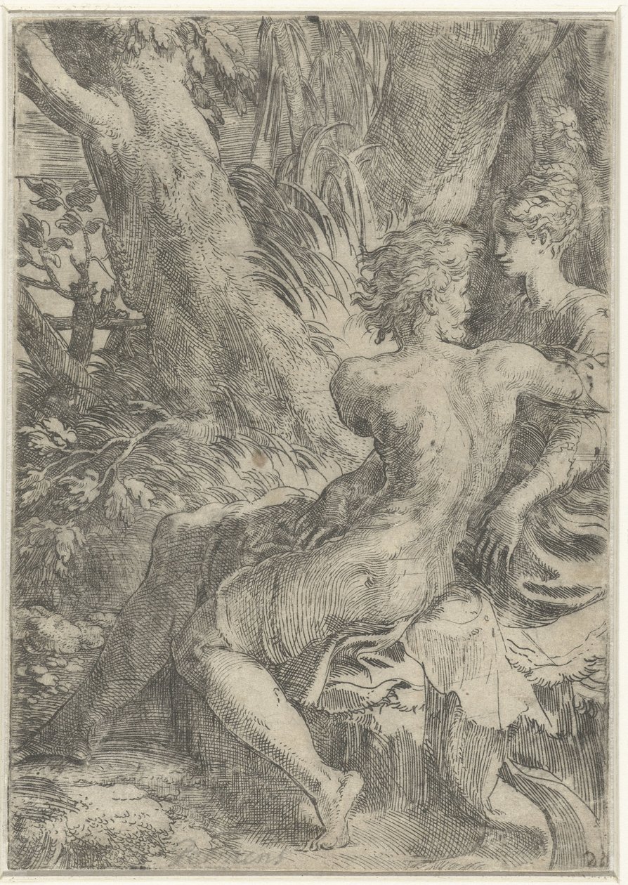 Couple amoureux - Parmigianino
