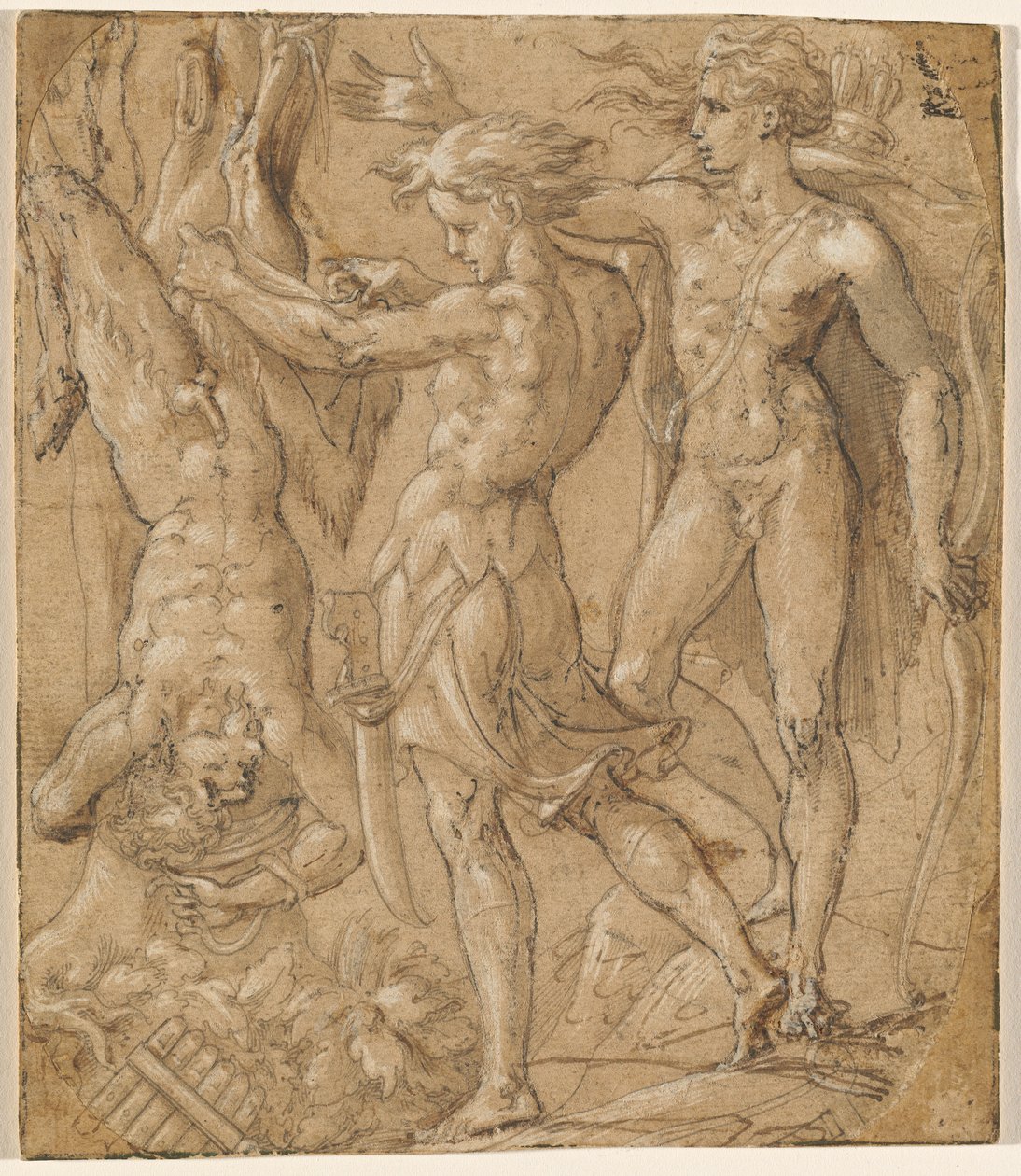 Le dépouillement de Marsyas - Parmigianino