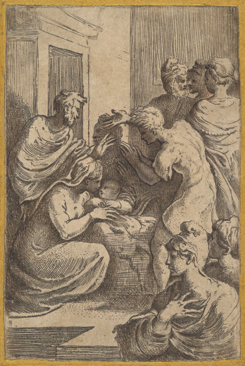 La Nativité, XVIe siècle - Parmigianino