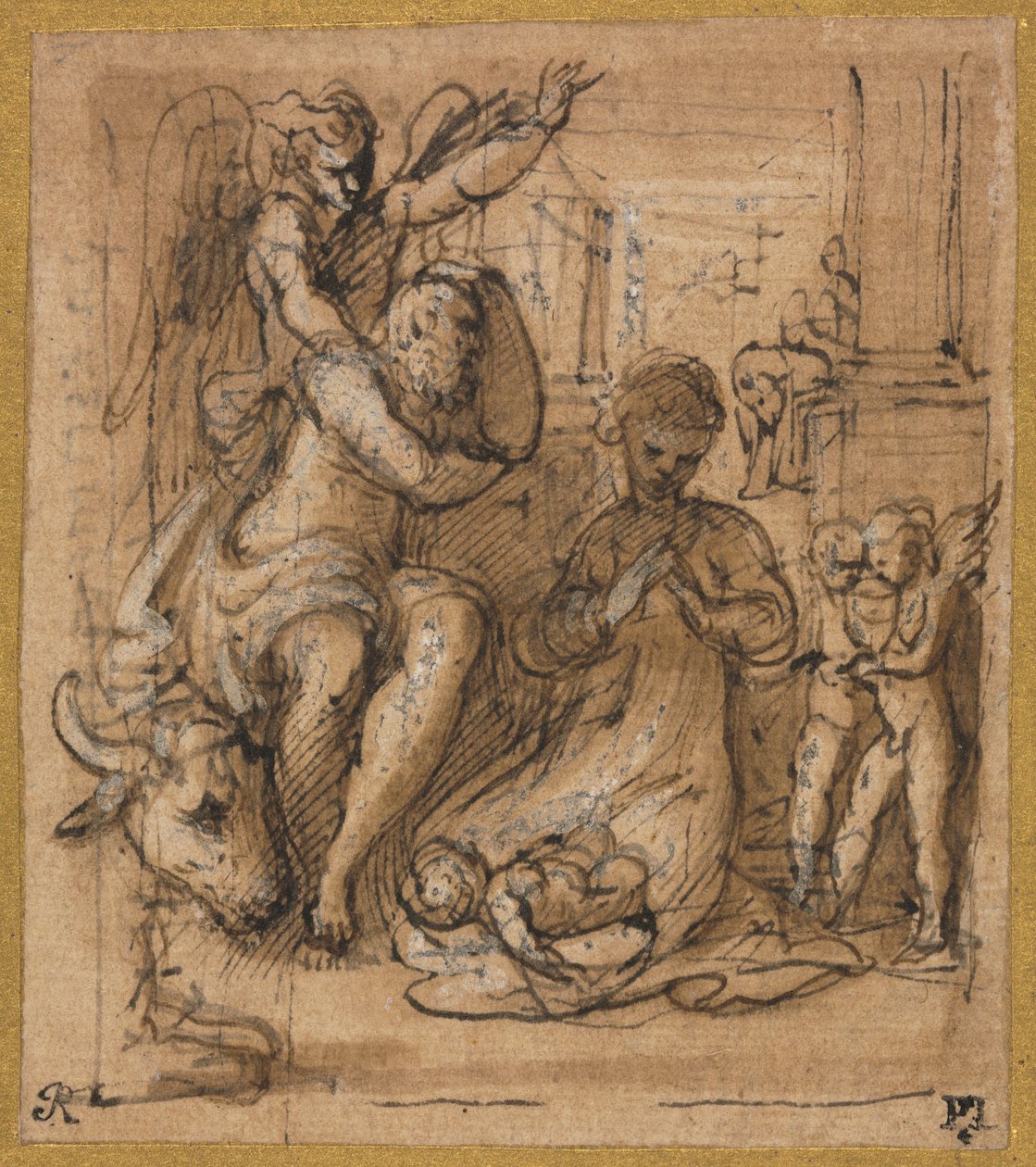 La Nativité avec le Rêve de Joseph - Parmigianino