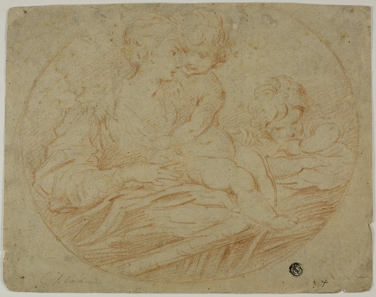 Femme et deux enfants - Parmigianino