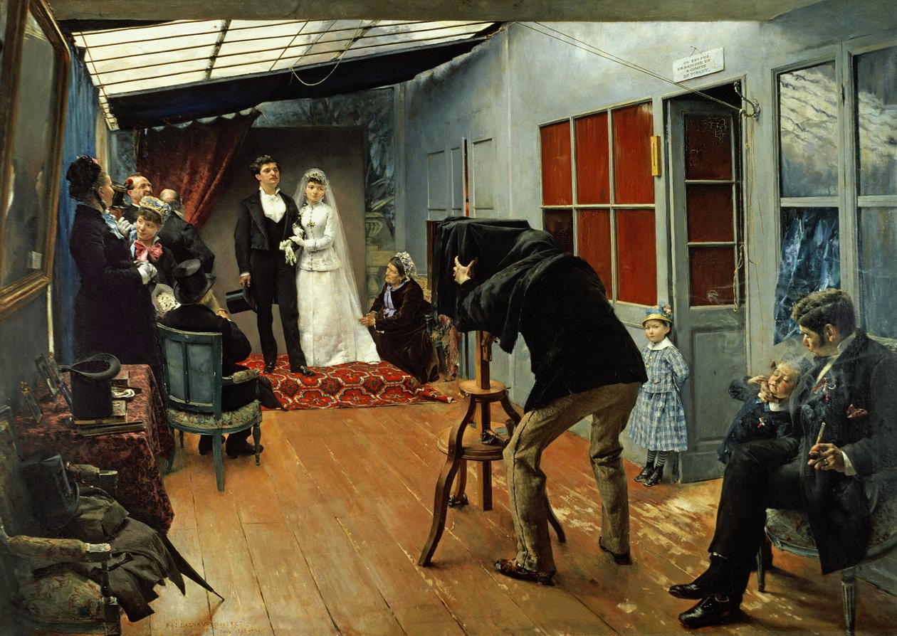 Mariage chez le photographe, 1878-9 - Pascal Adolphe Jean Dagnan Bouveret