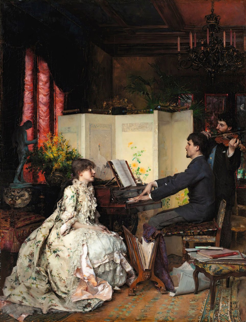 Le Duo, 1883 - Pascal Adolphe Jean Dagnan Bouveret