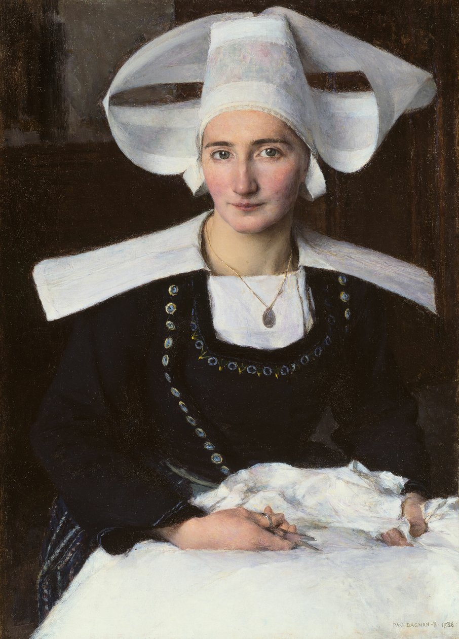 Femme de Bretagne - Pascal Adolphe Jean Dagnan Bouveret