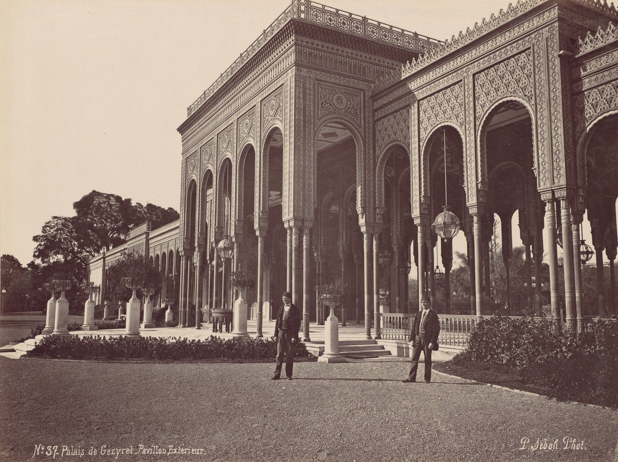 Palais de Gézyret, Pavillon Extérieur, années 1870 - Pascal Sébah