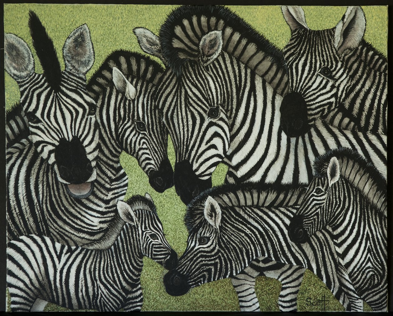 Tout en noir et blanc - Pat Scott