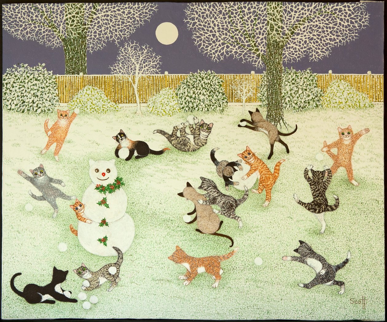 Barn Storming, 2011 (acrylique sur calicot) - Pat Scott