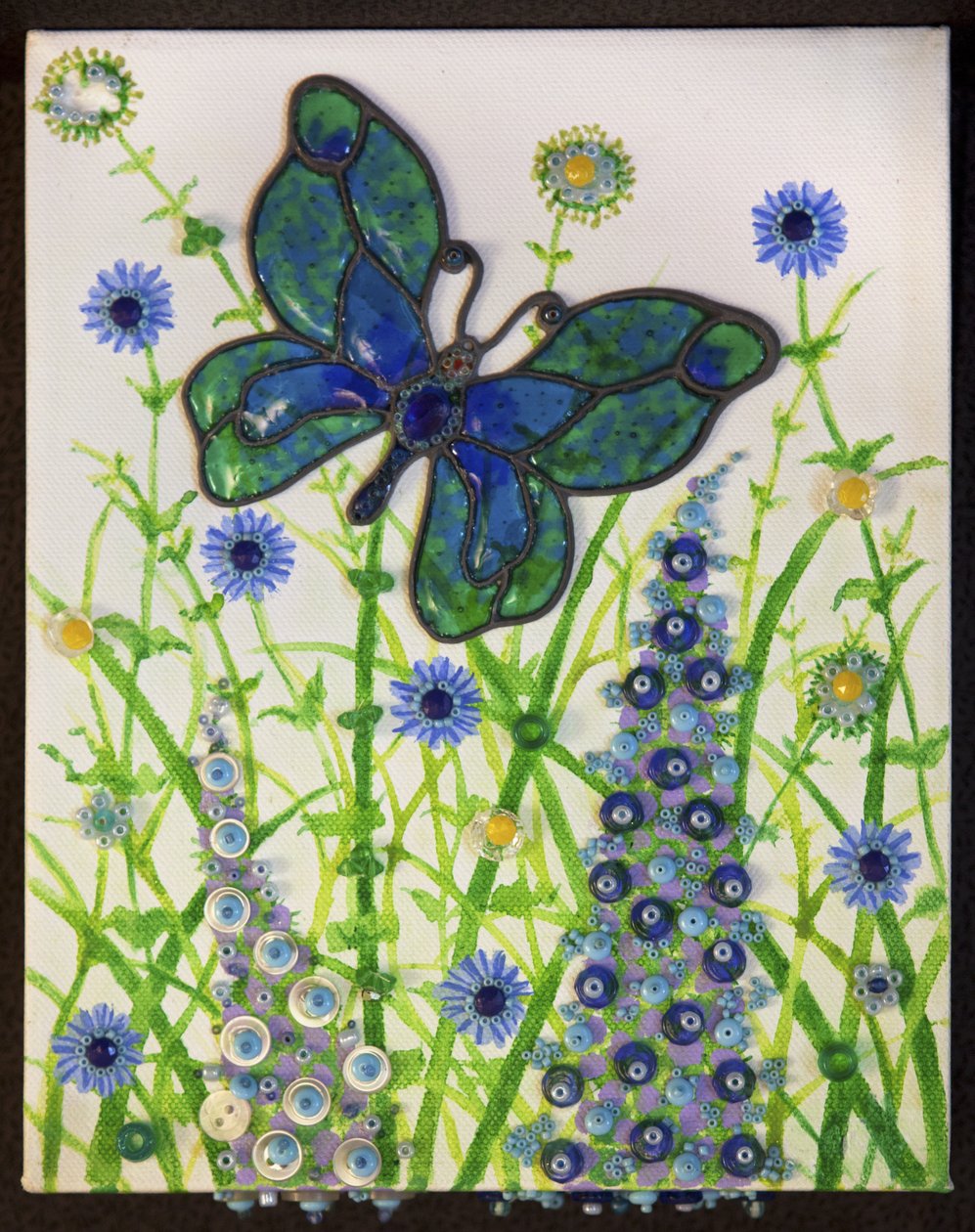 Papillons, verts et bleus, 2016 - Pat Scott