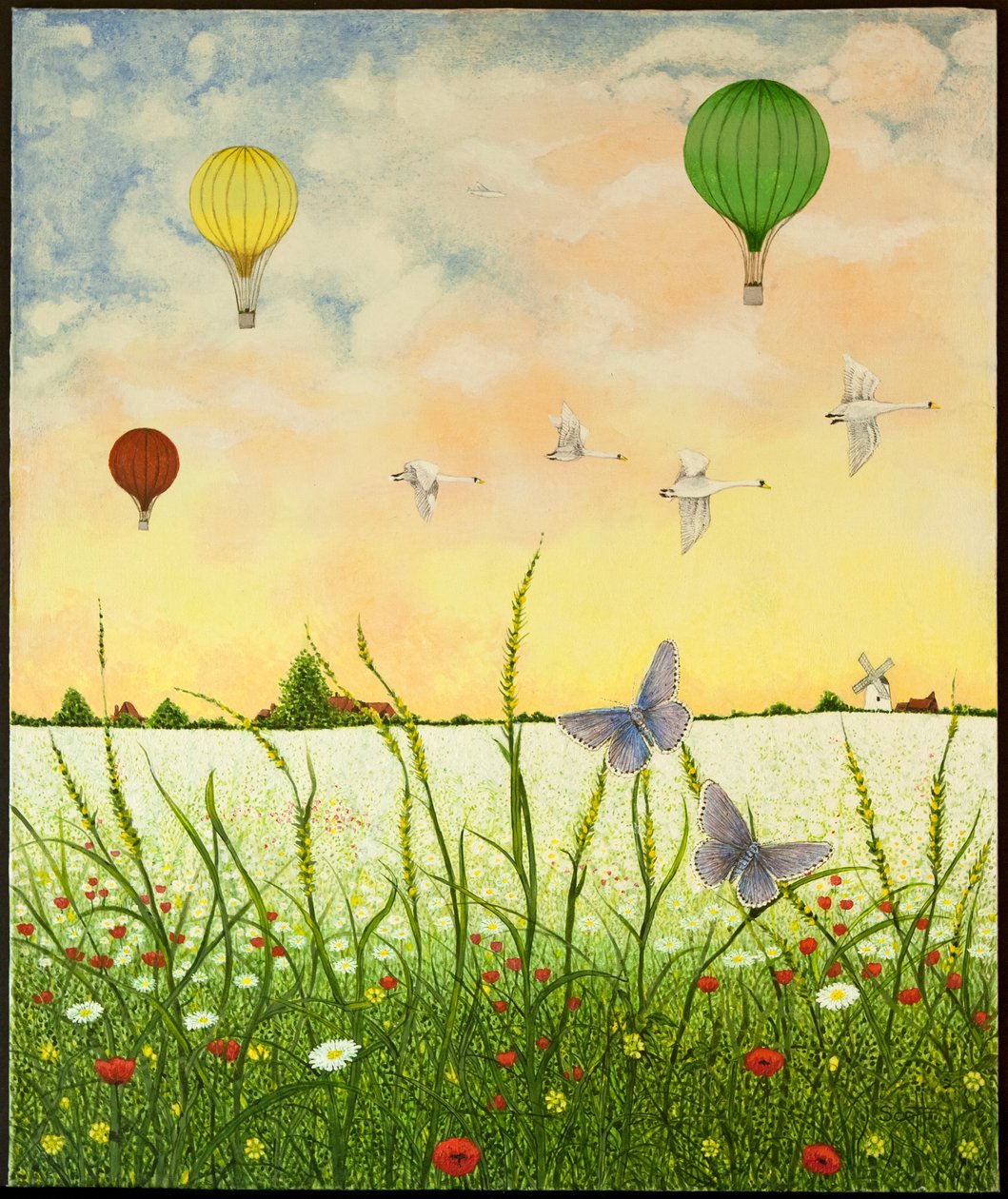 High Flyers, 2011 (acrylique sur calicot) - Pat Scott
