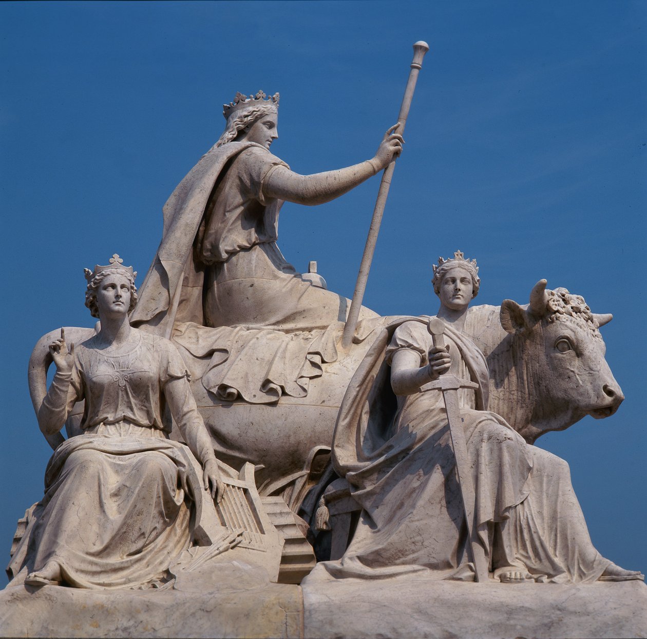Europe, groupe sculptural du Mémorial Albert, 1871 - Patrick MacDowell