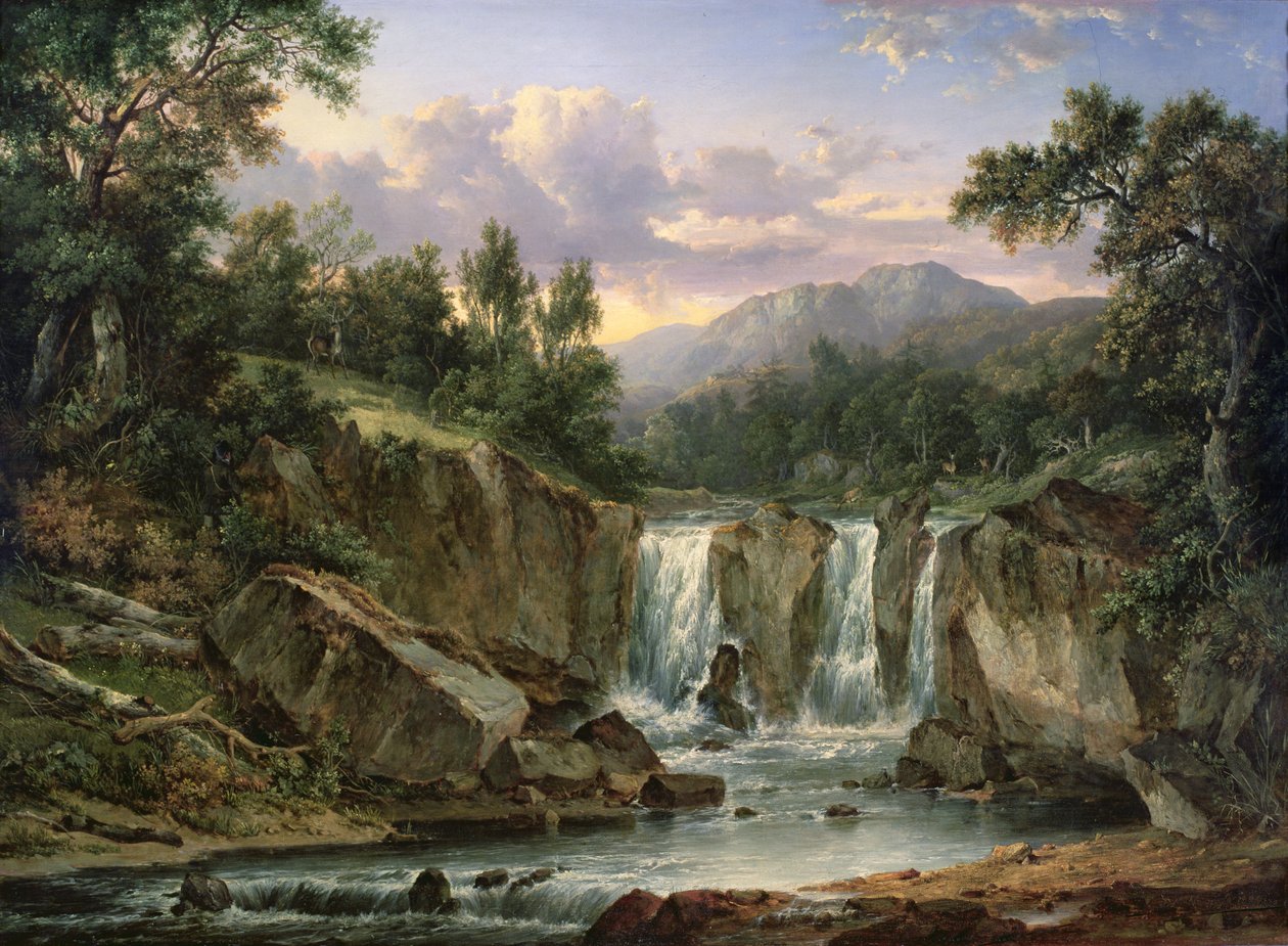 Les Chutes de Tummel, 1820 - Patrick Nasmyth