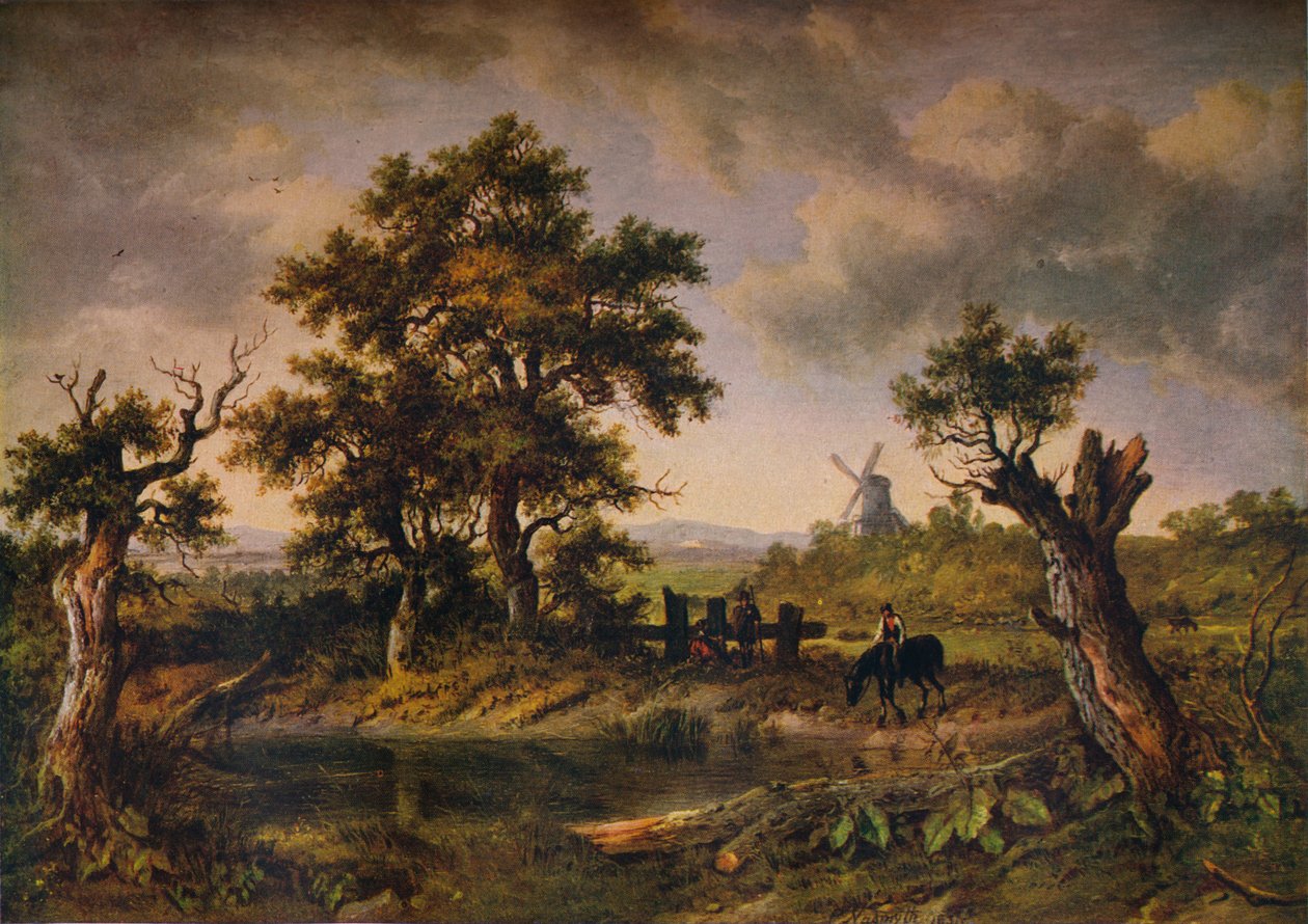 Une vue dans le Surrey, vers 1797-1831, 1919 - Patrick Nasmyth