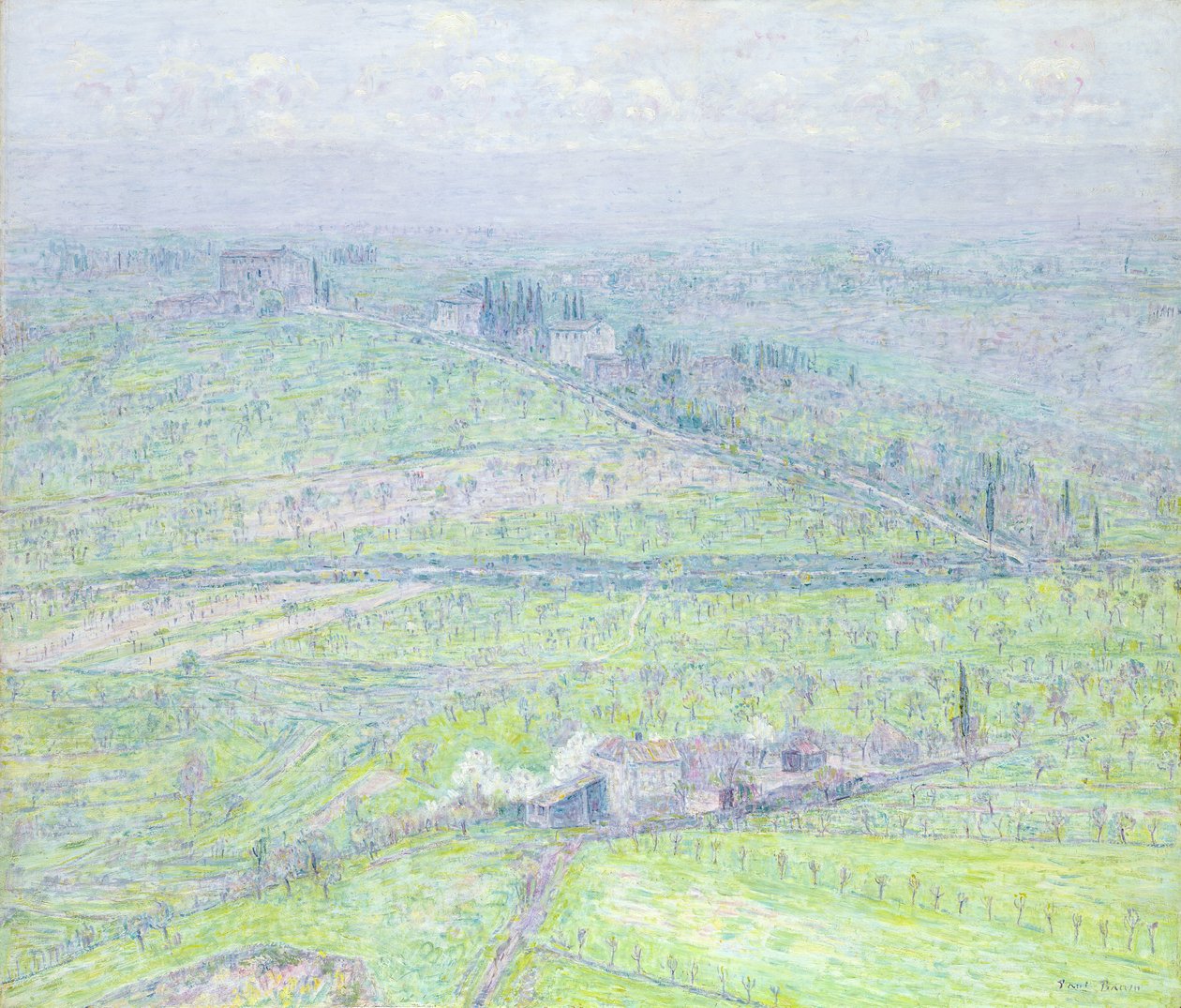 Paysage toscan - Paul Baum