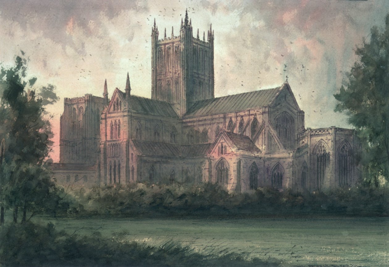 Cathédrale de Wells : vue du sud-est - Paul Braddon