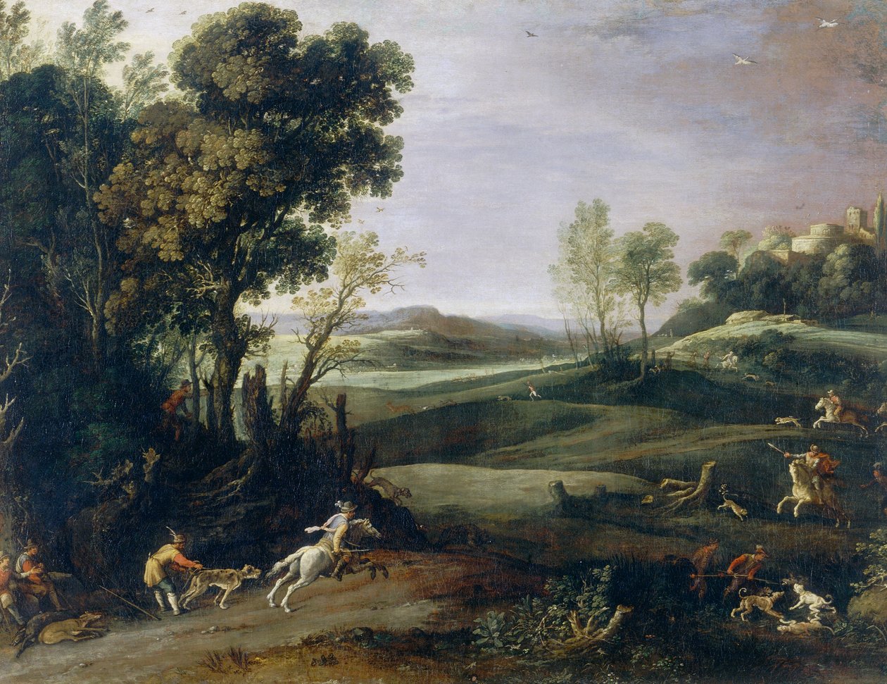 Chasse au sanglier - Paul Bril
