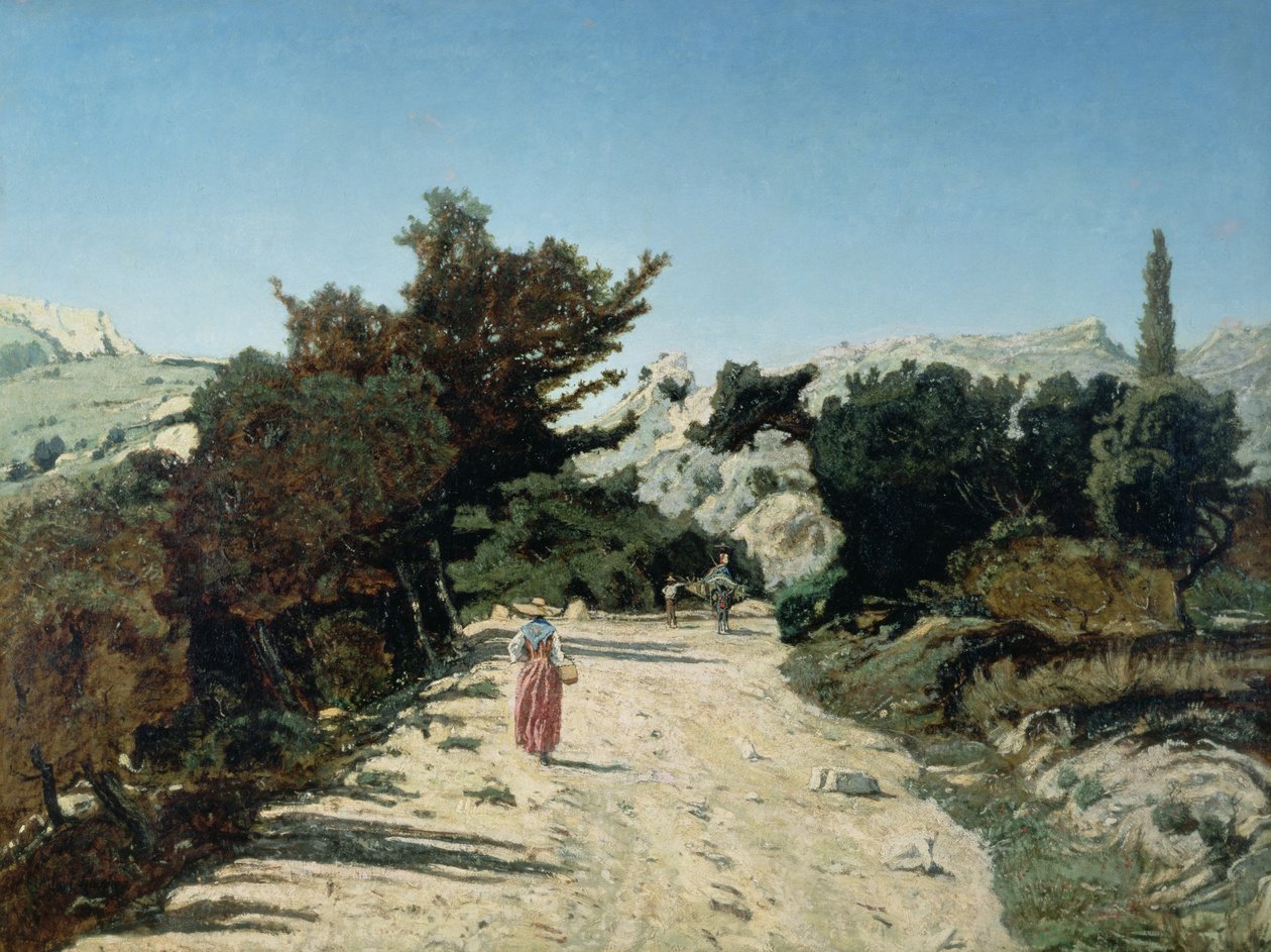 Route de la Gineste, près de Marseille, 1859 - Paul Camille Guigou