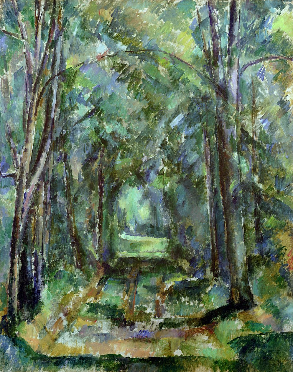 Avenue à Chantilly, 1888 - Paul Cézanne