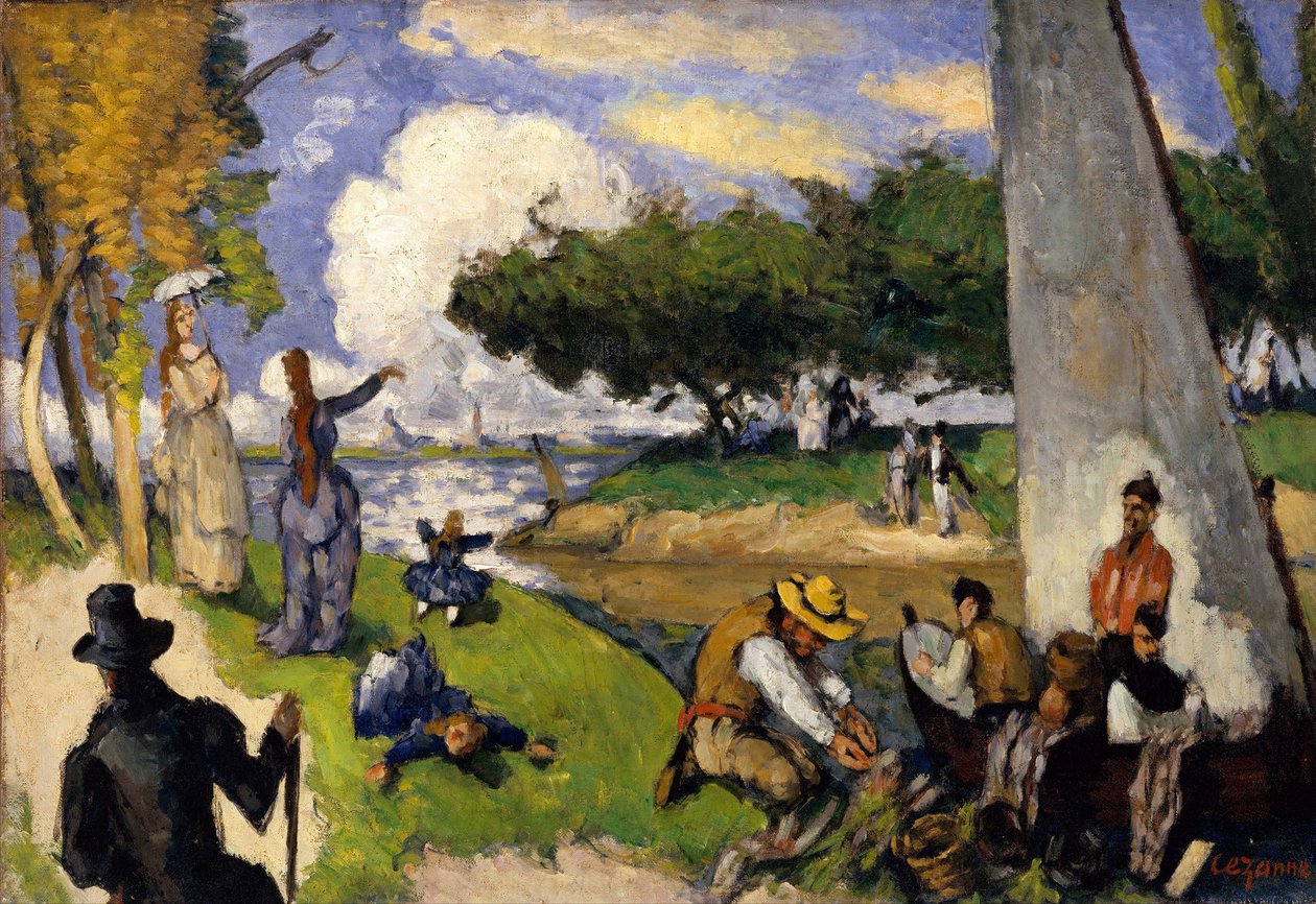 Les Pêcheurs (Scène fantastique), c.1875 - Paul Cézanne