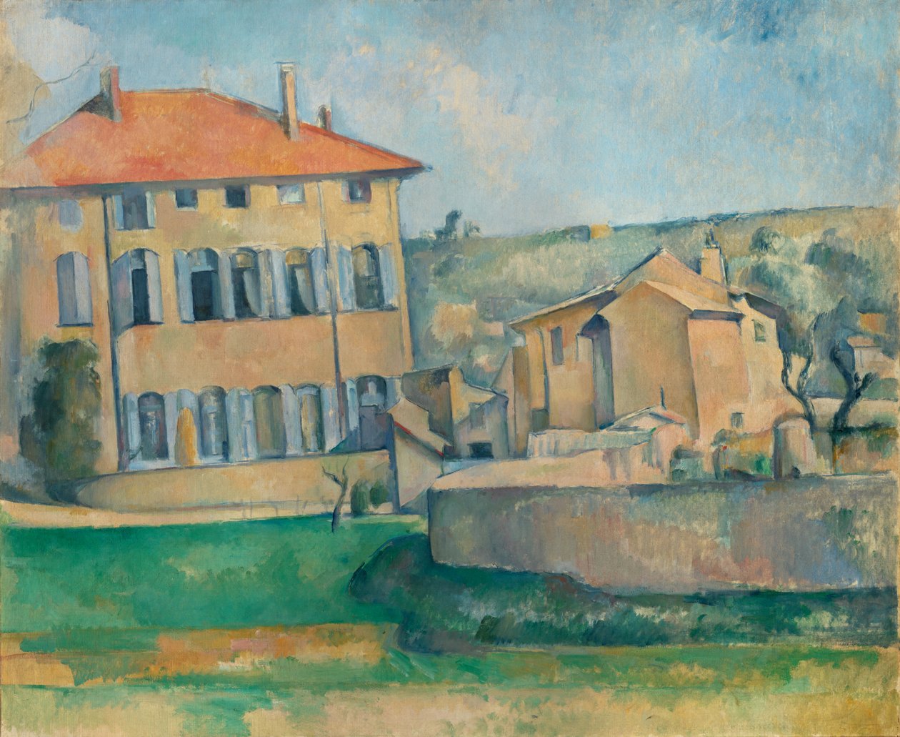 La Maison à Aix (Jas de Bouffan) - Paul Cézanne