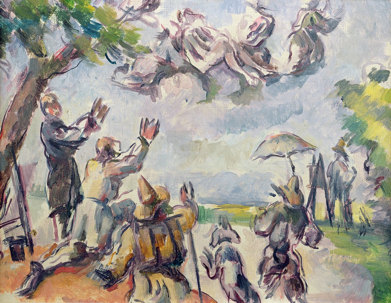 Apothéose de Delacroix - Paul Cézanne