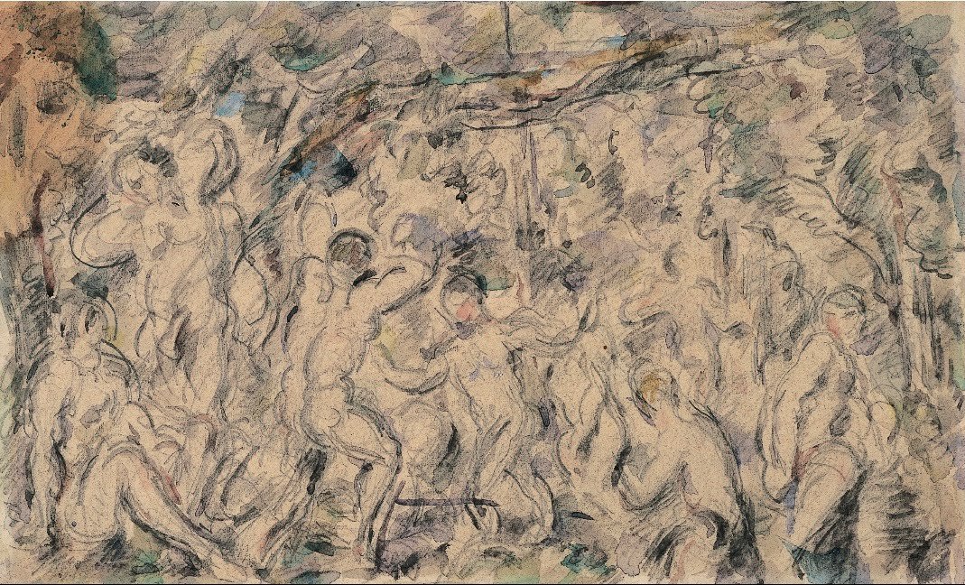 Baigneurs - Paul Cézanne