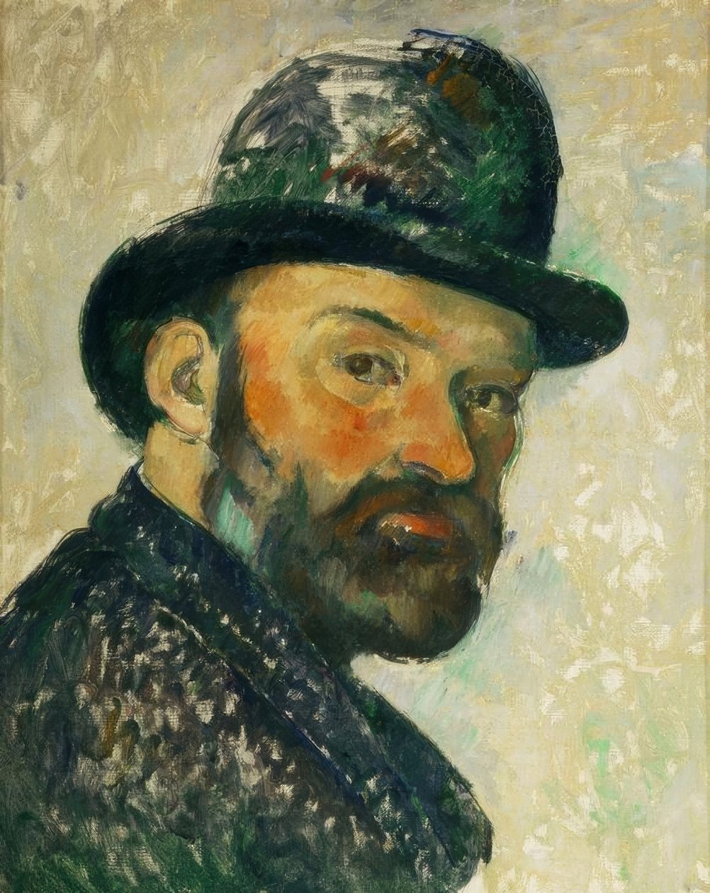 Cézanne au chapeau melon (esquisse) - Paul Cézanne