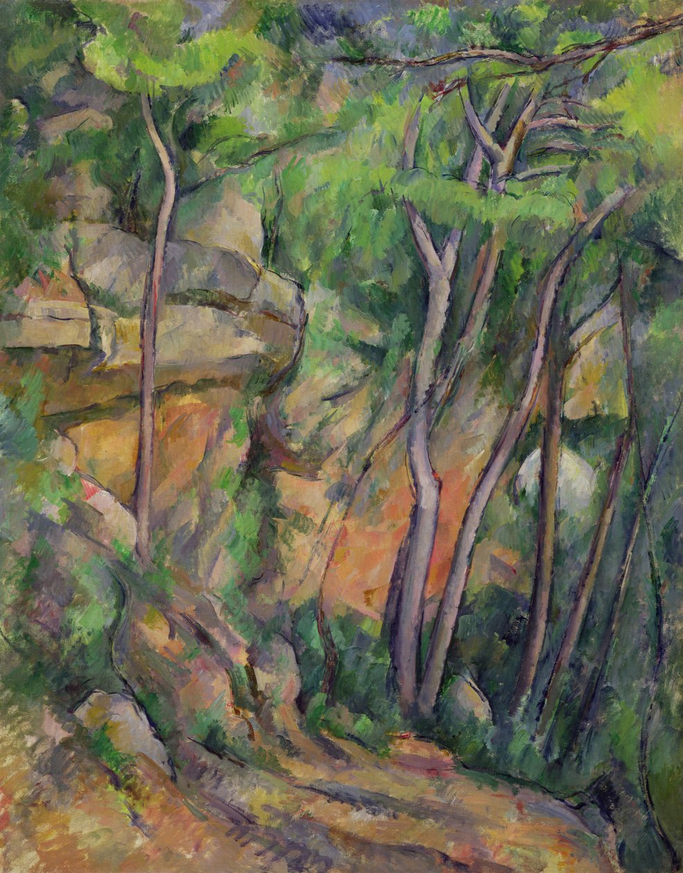 Dans le parc du Château Noir, c.1896-99 - Paul Cézanne