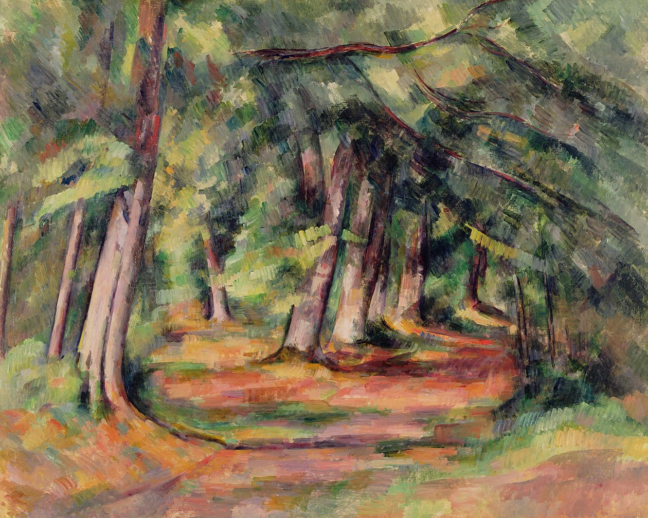 Sous-bois (près du Jas de Bouffan) 1890-94 - Paul Cézanne