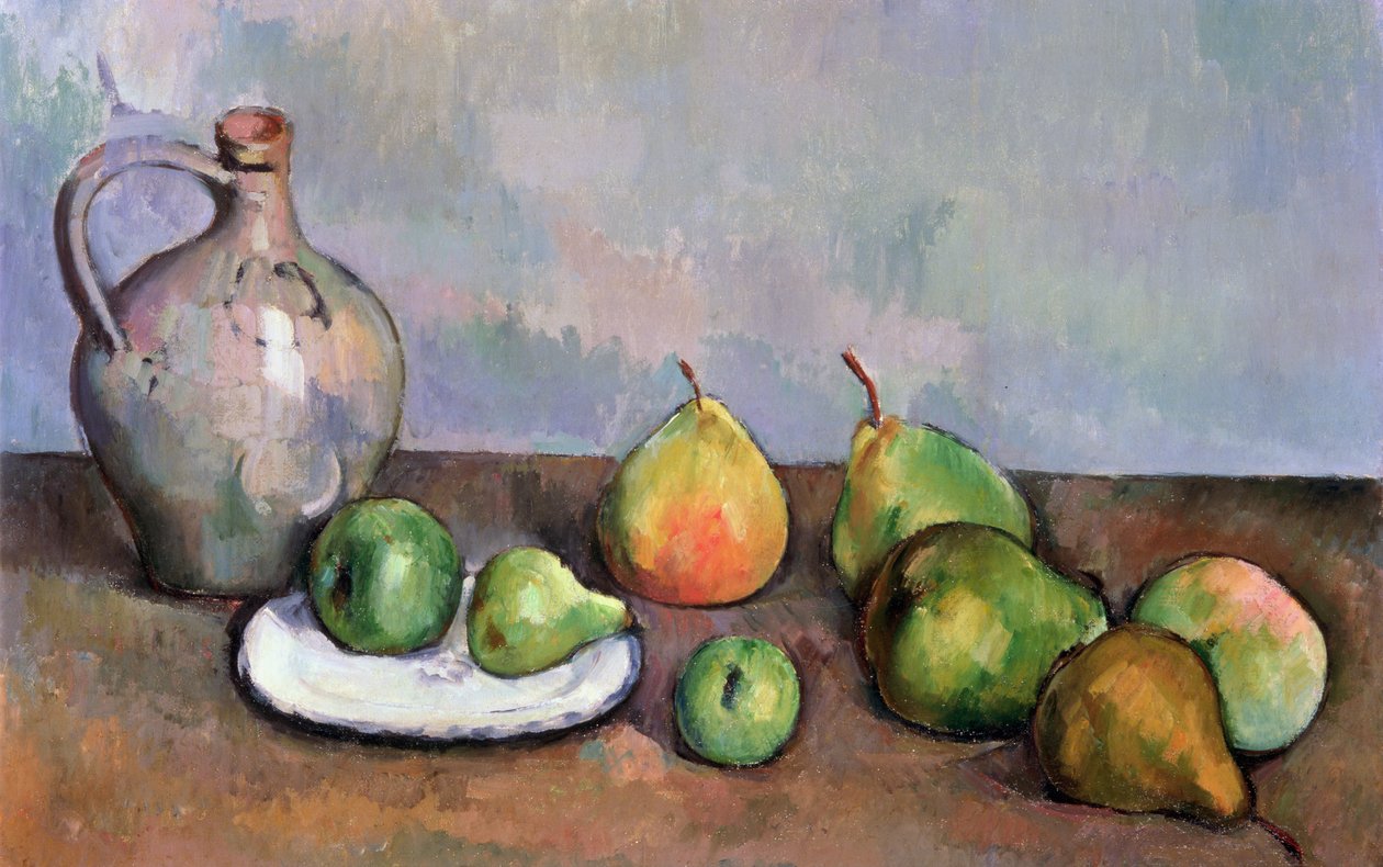 Nature morte avec pichet et fruits, 1885-87 - Paul Cézanne