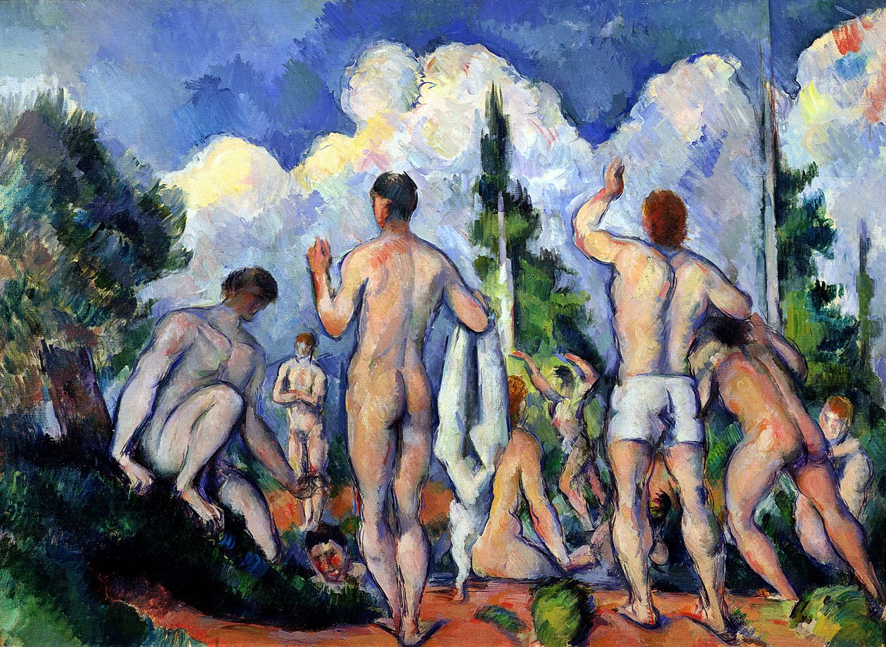 Les Baigneuses, c.1890-92 - Paul Cézanne