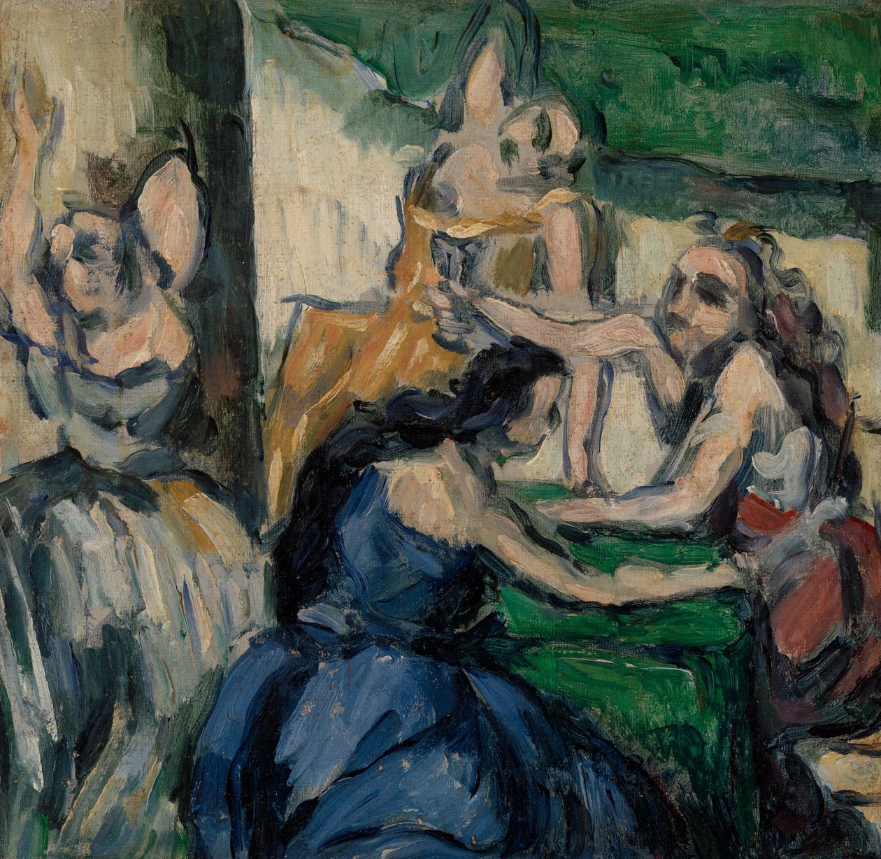 Les courtisanes, c.1867-68 - Paul Cézanne