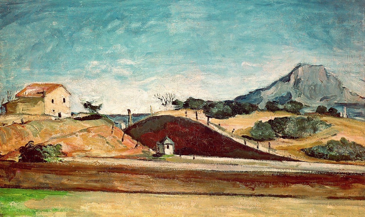 La coupe du chemin de fer - Paul Cézanne