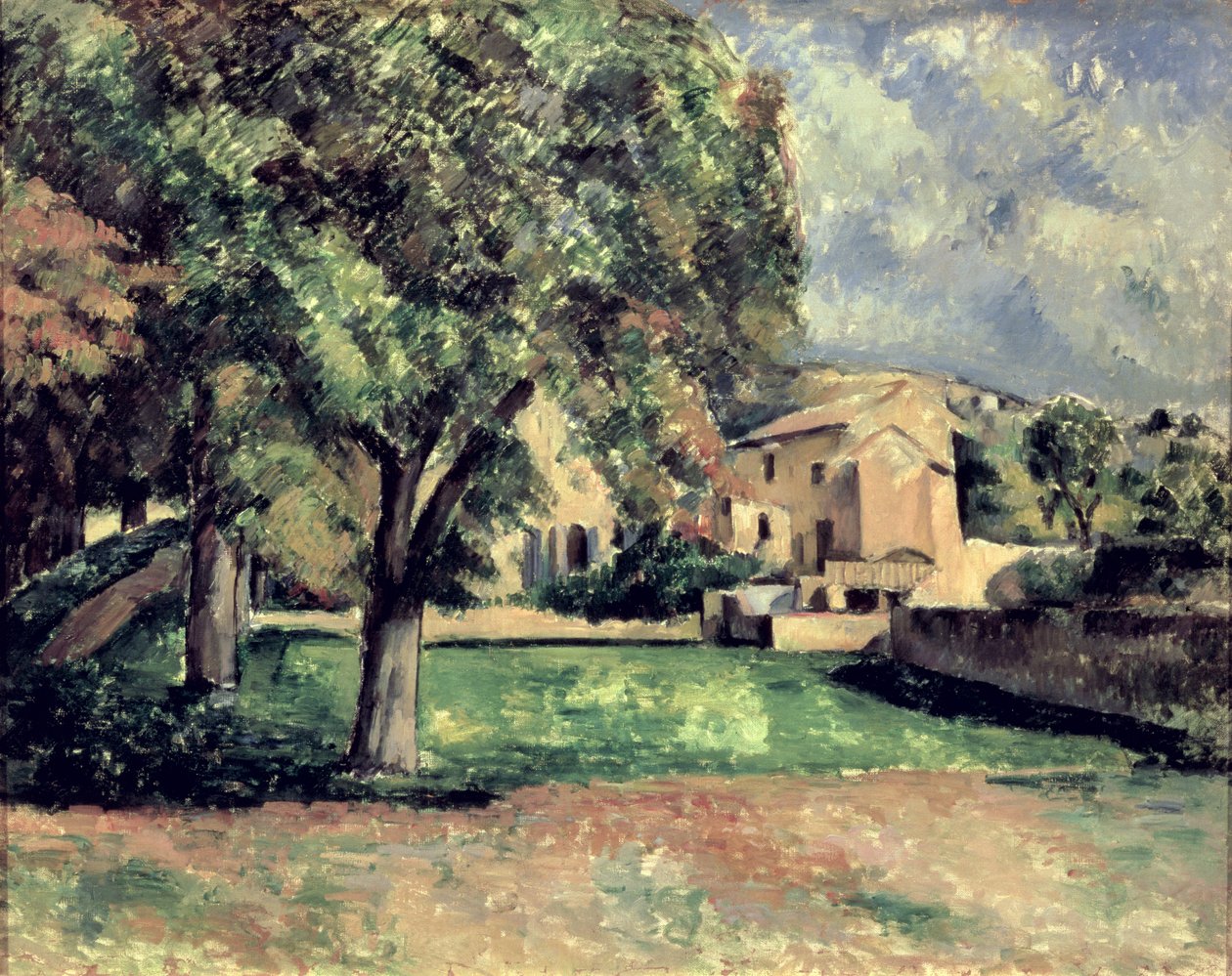 Arbres dans un parc, Jas de Bouffan, 1885-87 - Paul Cézanne