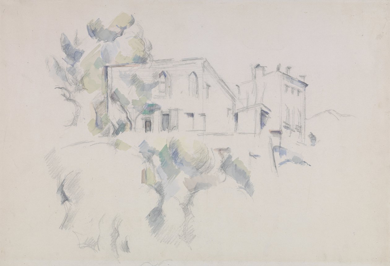 Vue du Château Noir - Paul Cézanne